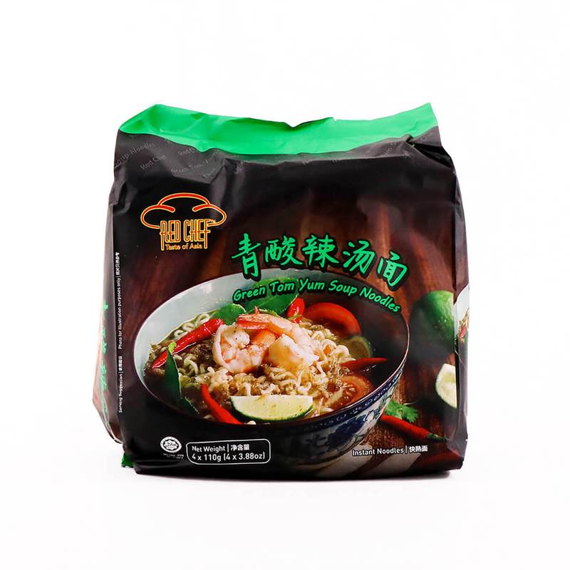 TOP TEN! Red Chef Green Tom Yum Soup Noodles - Malaysia